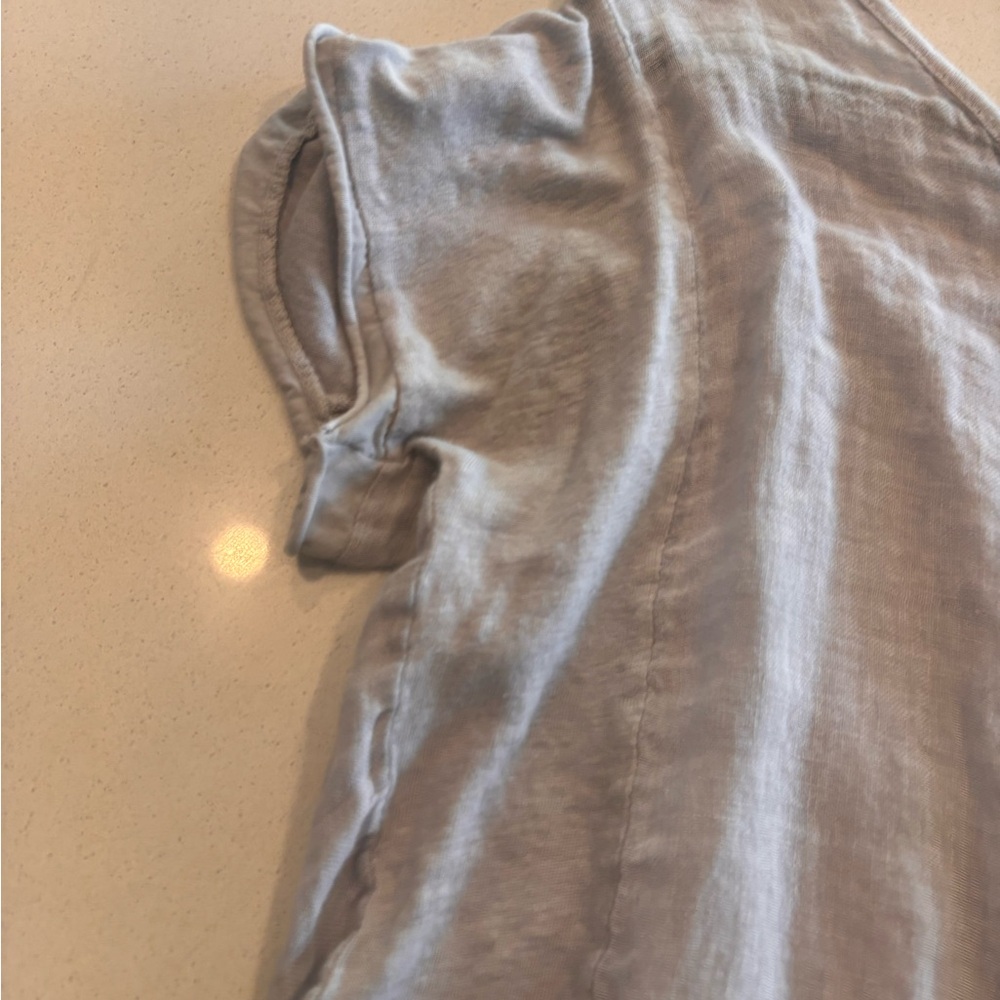 Am Basic Collection Light Gray Short Sleeve Top - image 2